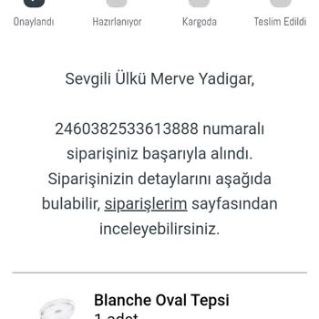 Madame Coco Siparişim Elime Ulaşmadı