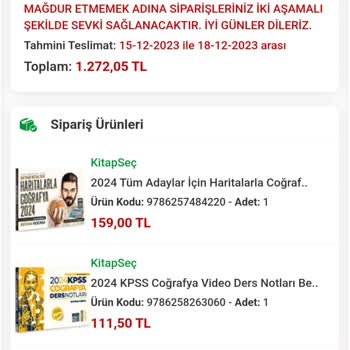 Kitap Seç Sipariş Ettiğim Kitaplar Neden Gecikiyor?