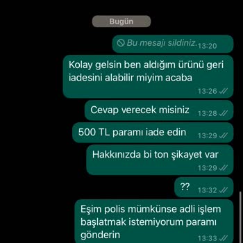 İncimia Design Paramı İade Edin