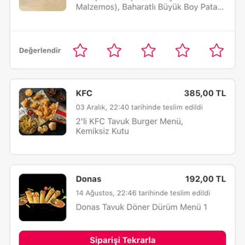 KFC Para İadesi Yapmadı