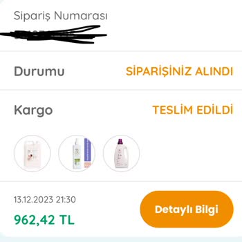 ebebek Siparişim Eksik Ürünlerle Başka İldeki Kişiye Teslim Edilmiş Görünüyor