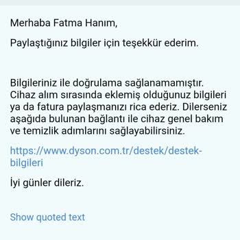 Media Markt 6 Ayda Bozulan Dyson V10 Şarjlı Süpürge