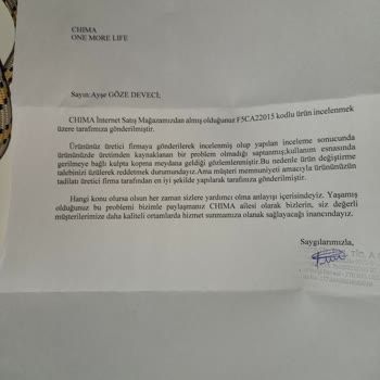 Chima Canta Atölyesi Saygısızlığı