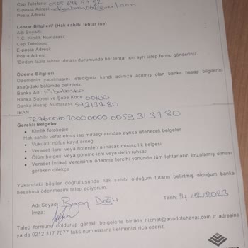 Anadolu Hayat Emeklilik Yakıt Alışverişinde Hüsran!