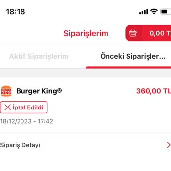 Burger King Kampanyalı Menü Hayal Kırıklığı