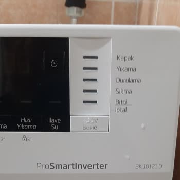 Beko Çamaşır Makinesi Delindi