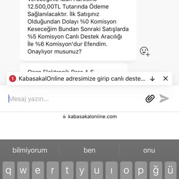 Kabasakalonline.com Hesap Satışı Para Gelmedi