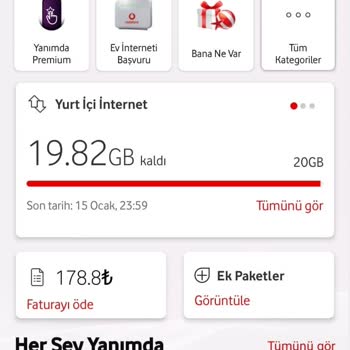 Vodafone Ücret İadesi Faturama Yansımadı