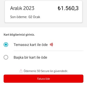 Vodafone Paket Tarife Şikayet