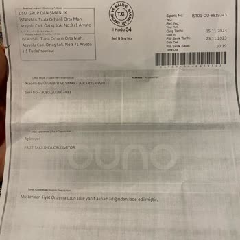 Trendyol Ürününün Arkasında Durmuyor!