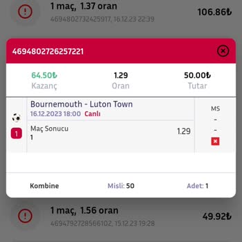 Oley.com İptal Edilen Maç Para İadesi