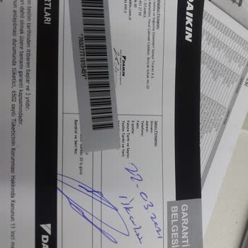 Daikin Sürekli Arızalanan Kombi Ve Servis Sorunu