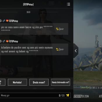 PUBG (Pubgmobile.com) Küfür Etme Ve Aynı Şekilde Kılanlara Da Küfür Etme