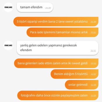 Trendyol Siparişim Elime Ulaşmadı Para İadesi Sağlanmadı