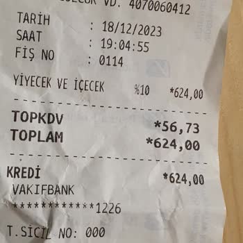 Gölcük Belediyesi Kokmuş Yemek Servisi