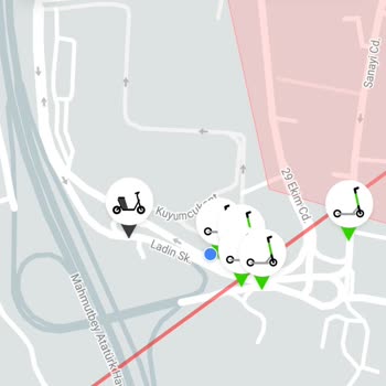 Martı Scooter Taralı Alan Cezası