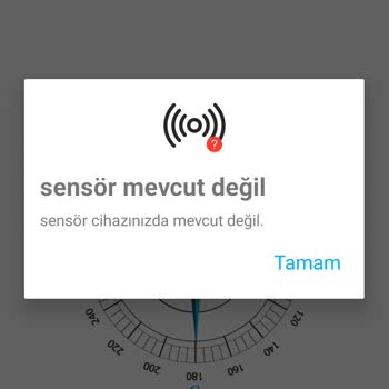 Reeder Pusula Sensörü Yok