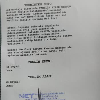A101 TV Kırık Çıktı