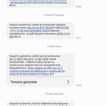 Arçelik Bulaşık Makinesi Defosu