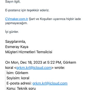 Cvmaker.com.tr Bilgim Dışında Hesabımdan Para Çekiliyor