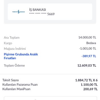 Pazarama Ve MaxiPuan İadesi