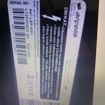 Arçelik TV Parası İle Yaptıramadım Ürünüm Nerede Bilmiyorum