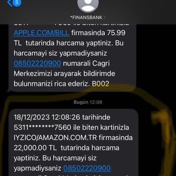 Amazon'dan Sipariş Verdim Para Alındı Ama Alışverişle İlgili Bilgi Yok