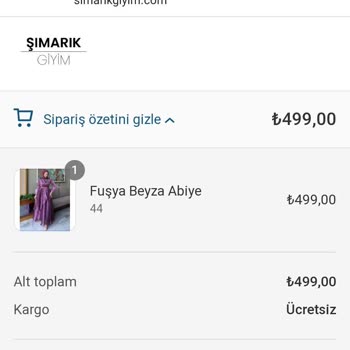 Şımarık Giyim (simarikgiyimm) Mağduriyeti