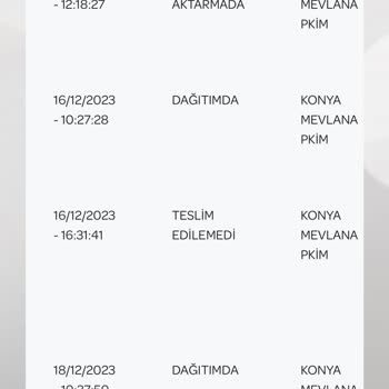 PTT Kargomu Teslim Etmiyor