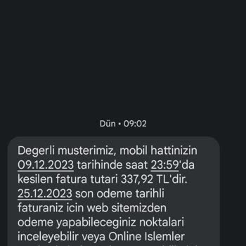 Türk Telekom Ulaşamıyorum Fatura Sorunu