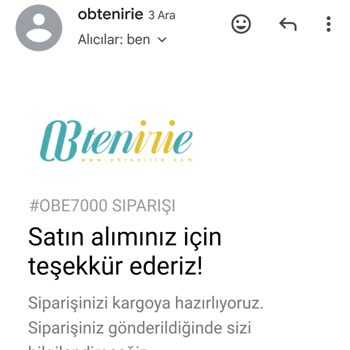 Obtenirie Hayal Kırıklığı Ürün Elime Ulaşmadı