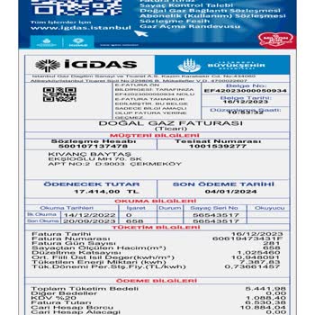 İGDAŞ Kafasına Göre Kaçak Kullanım Fazla Fatura