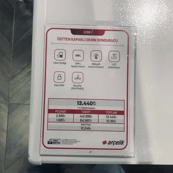 Arçelik Bayinin Bir Dizi Hatası