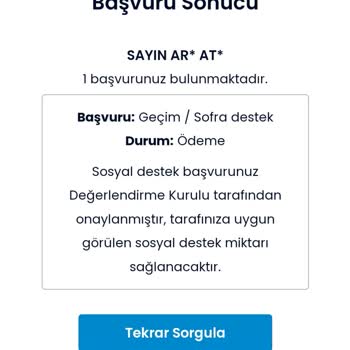 İBB - İstanbul Büyükşehir Belediyesi Geçim Sofra Destek Onaylanmıştır Ama Kaç Aydır Haber Yok