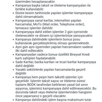 TEB Yalan Bilgi-Kampanya Verilmesi
