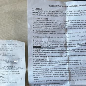 A101 Ürün Teslimatı Tescil Ve Garanti İşlemleri Anlaşmazlık Var