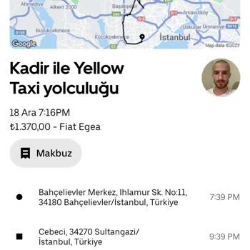 Uber Yapmadığım Yolculuğun Parasını Kesti