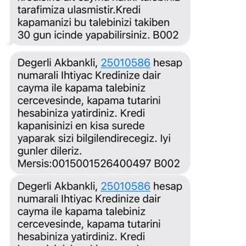 Akbank Kredi Kapatma Sorunu