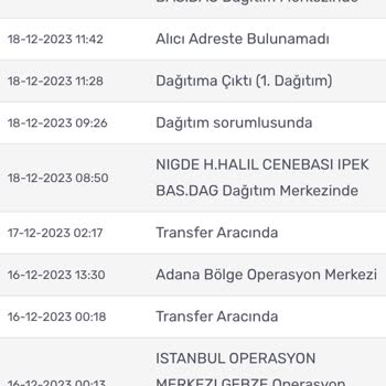 KARGOMsende Kargonun Teslim Edilmemesi