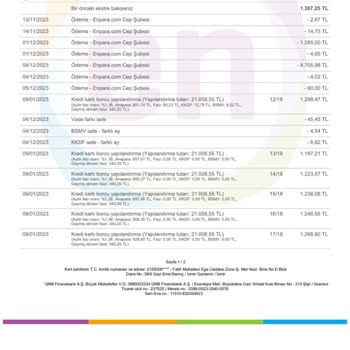 Enpara Limit Kısıtlı Kullanıma Kapalı Limit