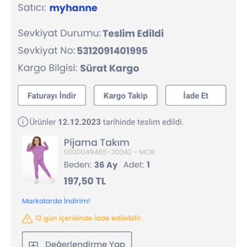 Sürat Kargo Kargolarım Elime Ulaşmadı.