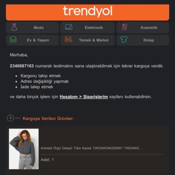 Trendyol Eksik Ürün Gönderdi Ve Para İadesi Yapmadılar