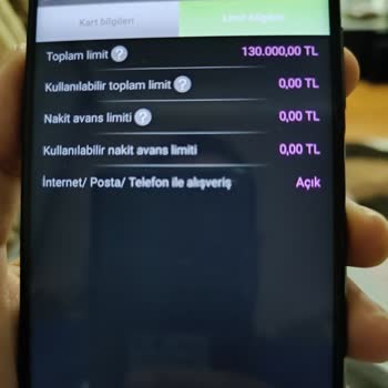 Enpara Limit Kısıtı Var