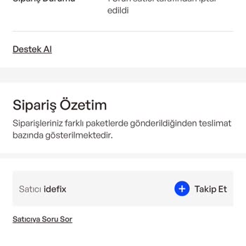 idefix Neutron Mama Kabı İptali