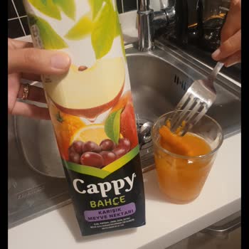 Cappy Meyve Suyundan Çıkan Bir Şey
