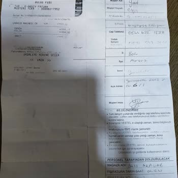 A101 Çamaşır Makinesi Teslim Alamamam