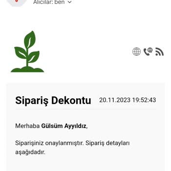 Rüzgar Botanik Kargom Bir Aydır Gelmedi.