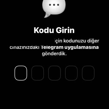 Numaranın Üstüne Telegram Hesabı Açılmış Bilgim Olmadan