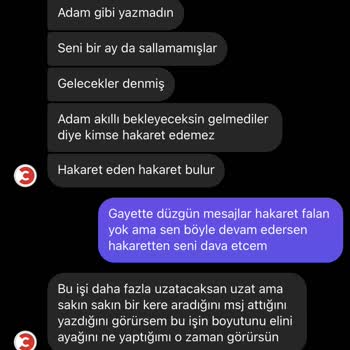 Caner Mobilya (Samsun) Tehdit Ve Hakaret