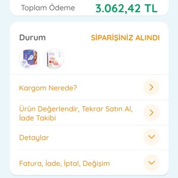 ebebek Param Gitti Ama Kargom Gelmedi,